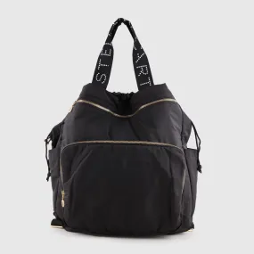 Stella Mccartney Black Mom Bag Backpack