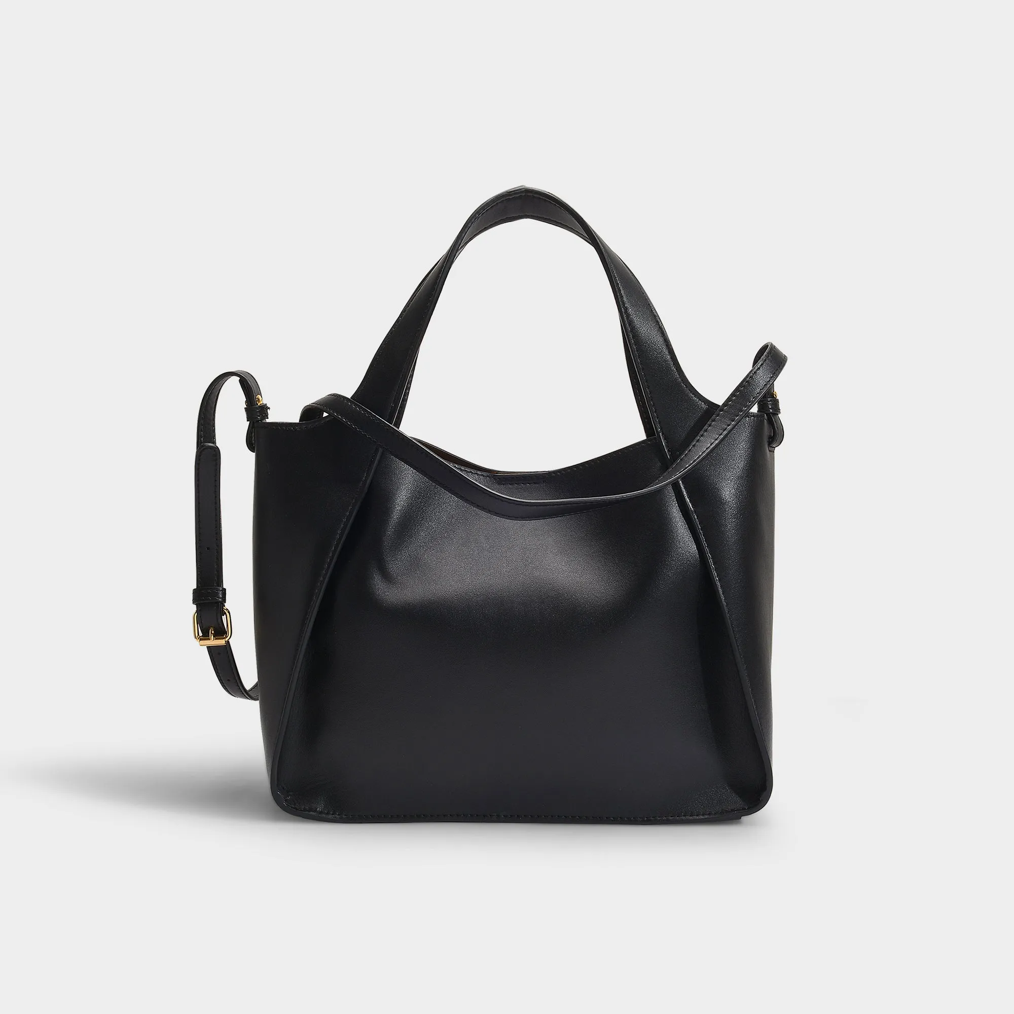 Stella McCartney  Logo Crossbody Tote Bag - Stella Mccartney -  Black - Leather Vegan