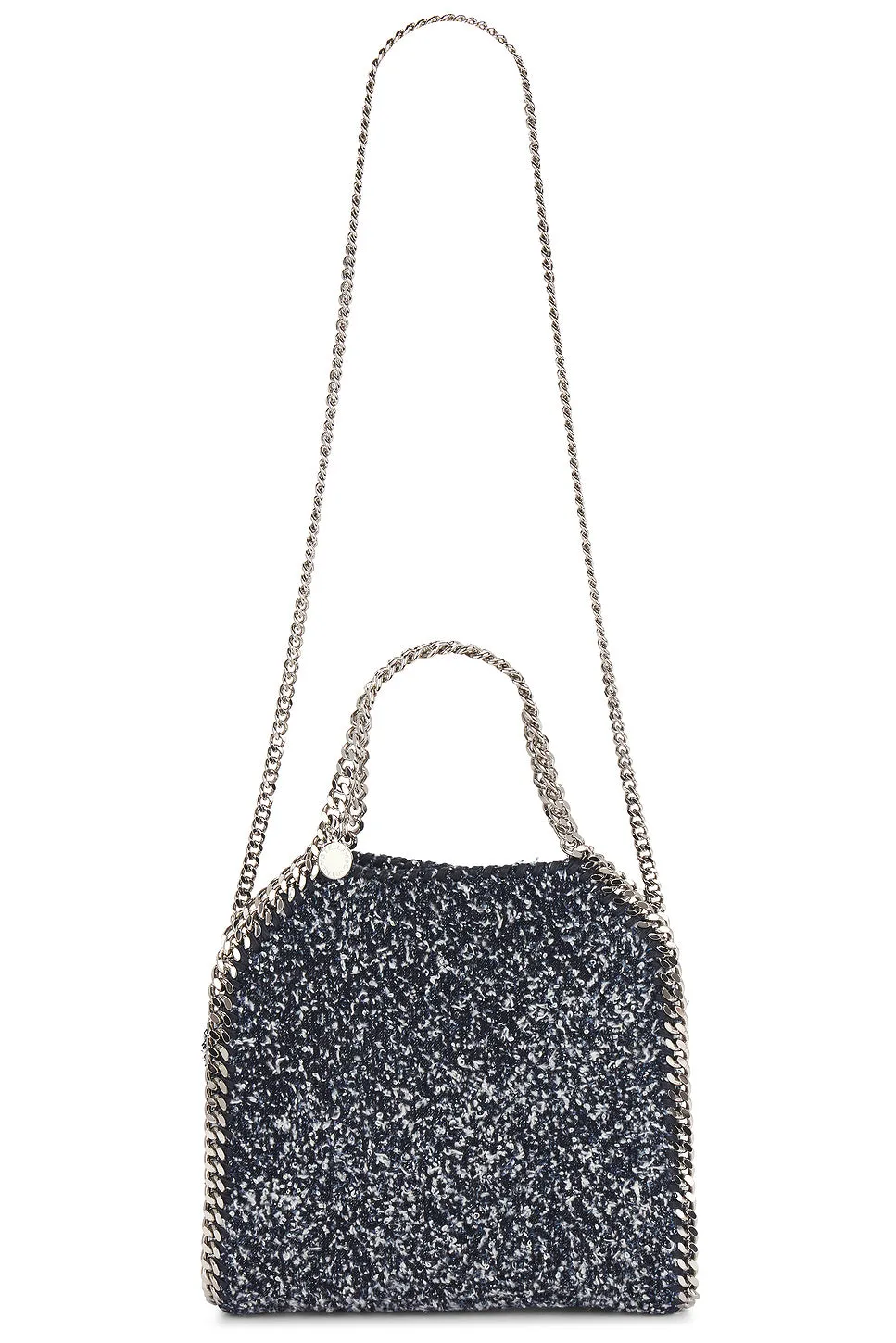 Stella McCartney Mini Denim Tweed Falabella Tote Bag