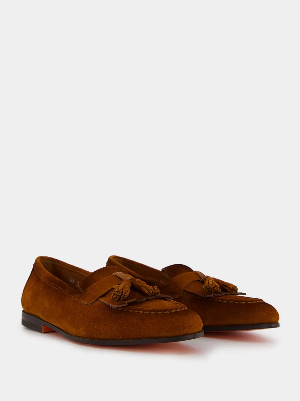 Suede Tassel Loafers