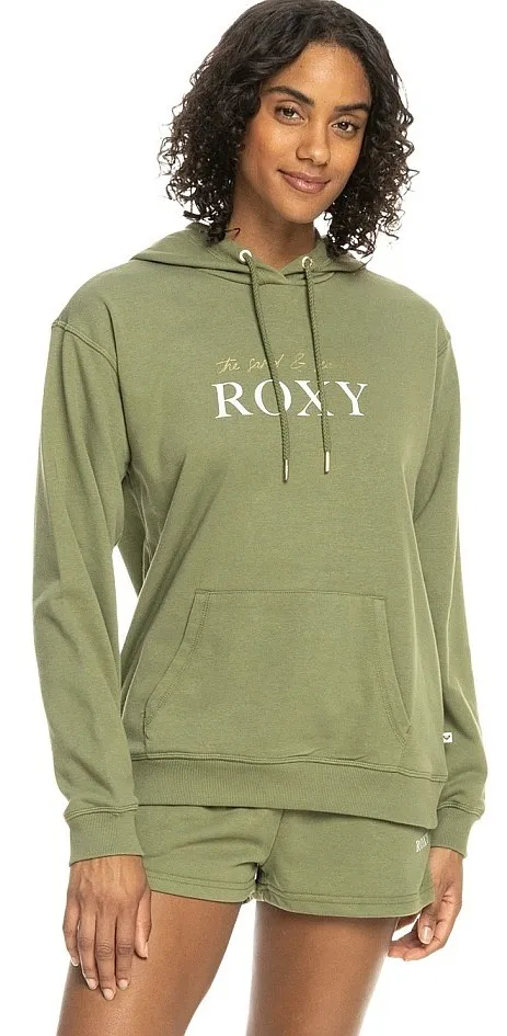 sweatshirt Roxy Surf Stoked Hoodie Terry - GNG0/Loden Green - women´s
