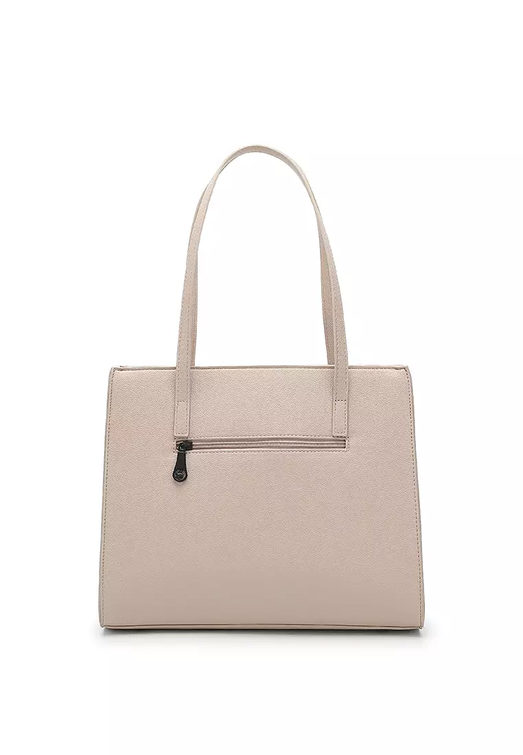 Swiss Polo Women's Tote Bag / Shoulder Bag - Beige