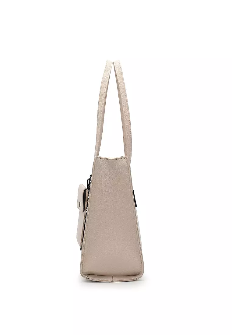 Swiss Polo Women's Tote Bag / Shoulder Bag - Beige