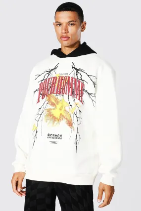 Tall Oversized Worldwide Washed Hoodie