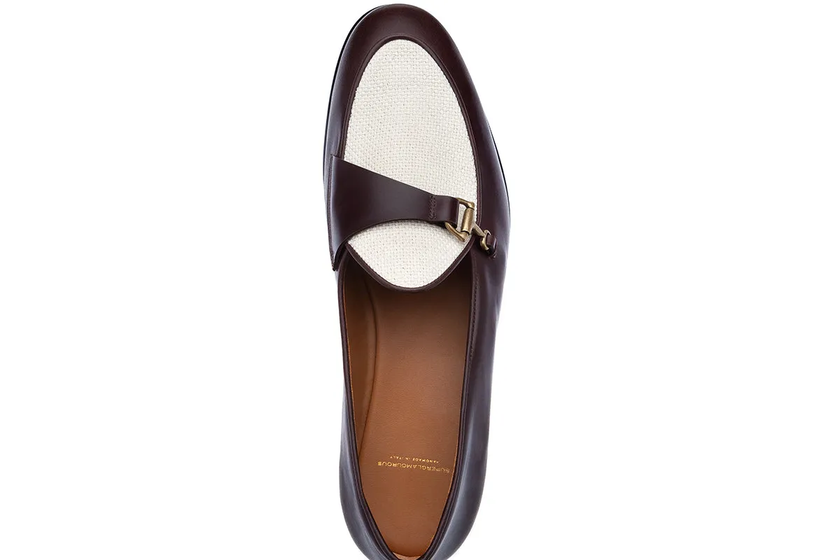 TANGERINE 12 RETE COCOA BELGIAN LOAFERS