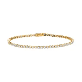 Tennis Bracelet | 2 Carat Diamond | 14K Gold