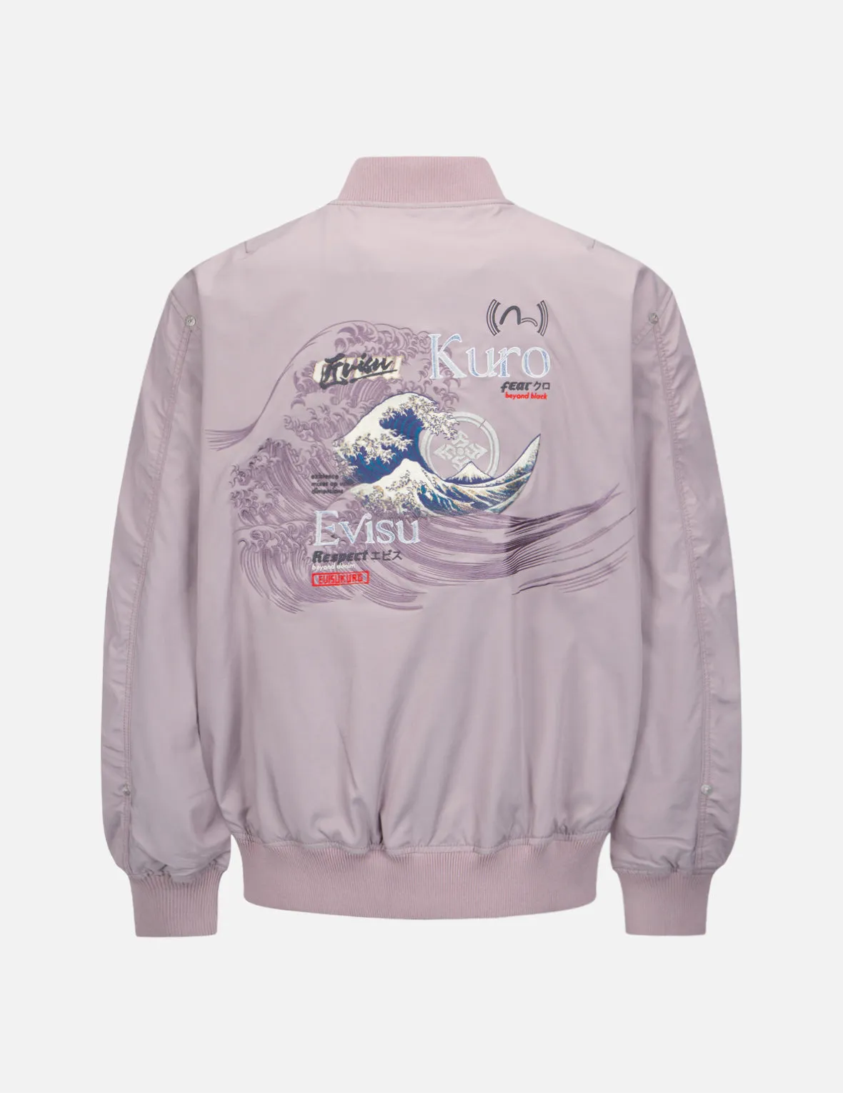 The Great Wave Embroidery Bomber Jacket