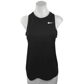 The Nike Tee Dri-Fit Women's Black Sleeveless Fitness Crew Neck T-shirt Top Sz S