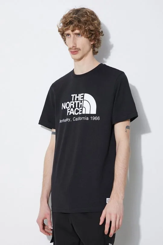 The North Face cotton t-shirt M Berkeley California S/S Tee men’s black color NF0A87U5JK31