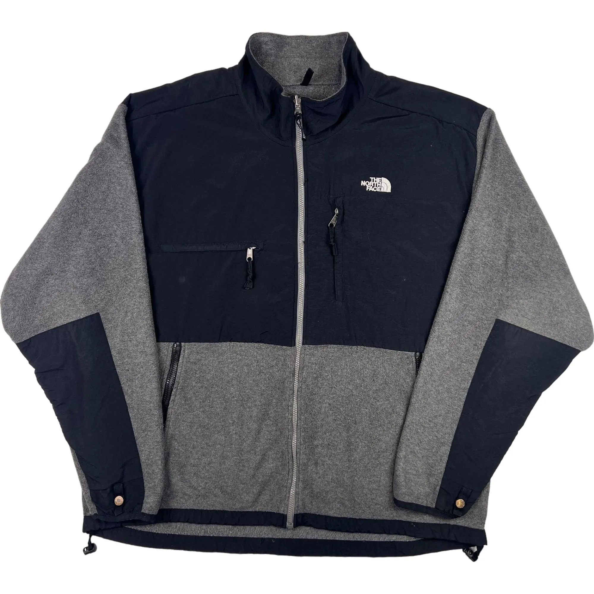 The North Face Denali Fleece Jacket Black Grey