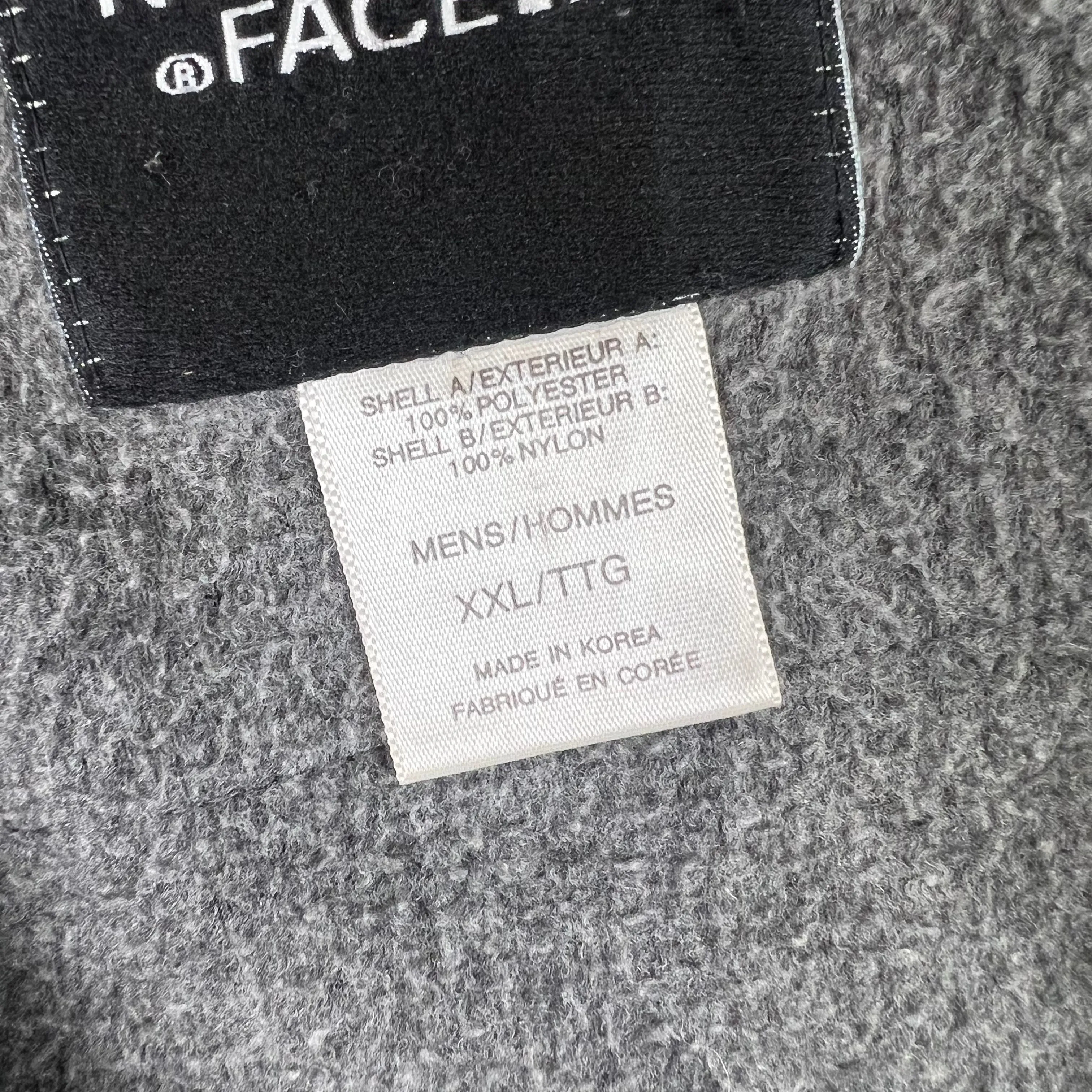 The North Face Denali Fleece Jacket Black Grey