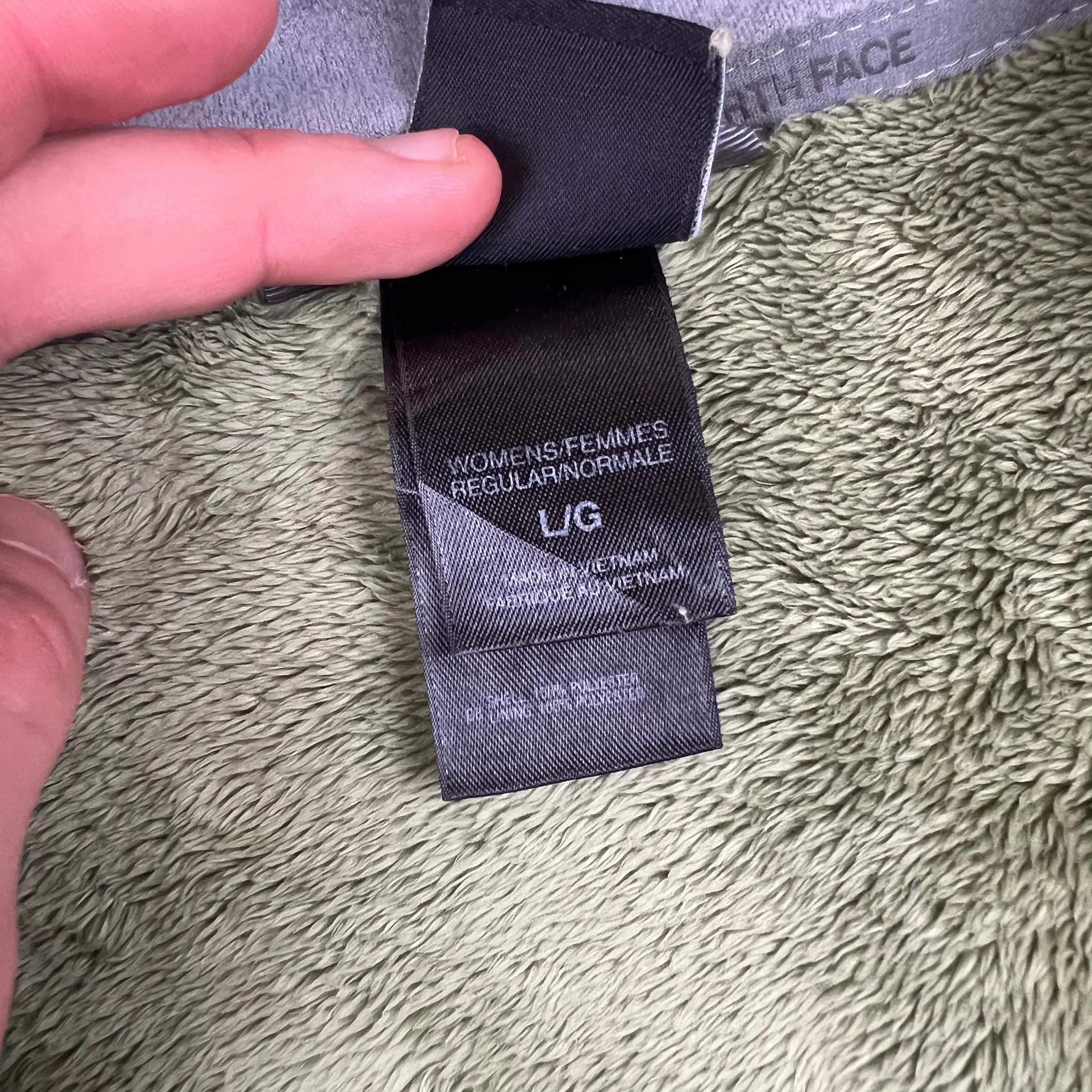 The North Face Green Full-Zip Fleece