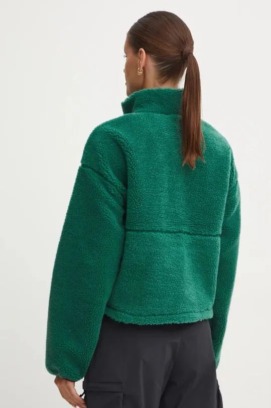 The North Face sweatshirt TNF Extreme Pile women's green color smooth NF0A88ZCS9W1