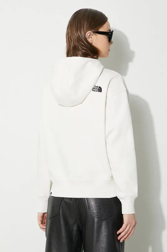 The North Face sweatshirt W Essential Hoodie women's beige color NF0A7ZJDQLI1