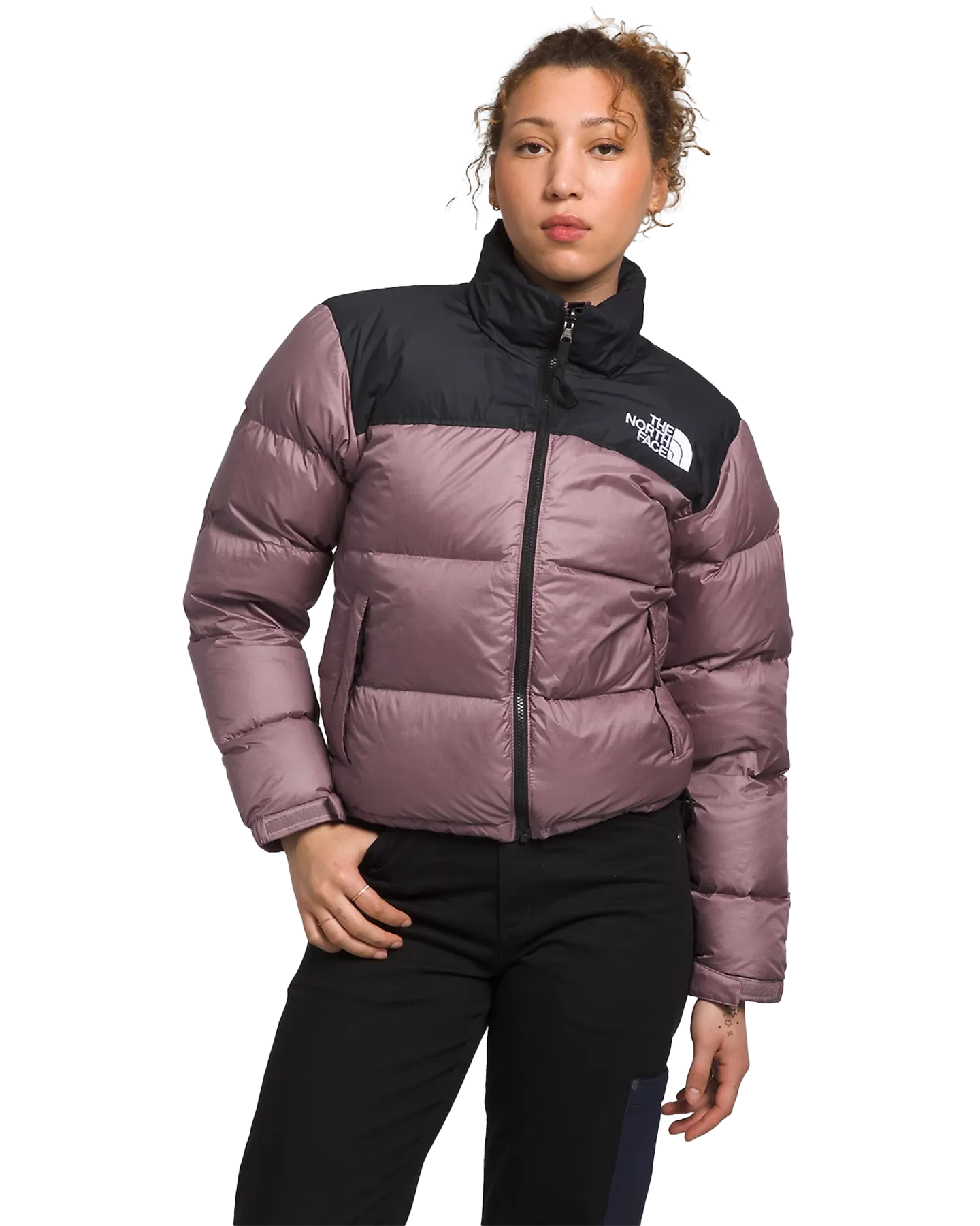 The North Face Women's 1996 Retro Nuptse Jacket - Fawn Grey / TNF Blac