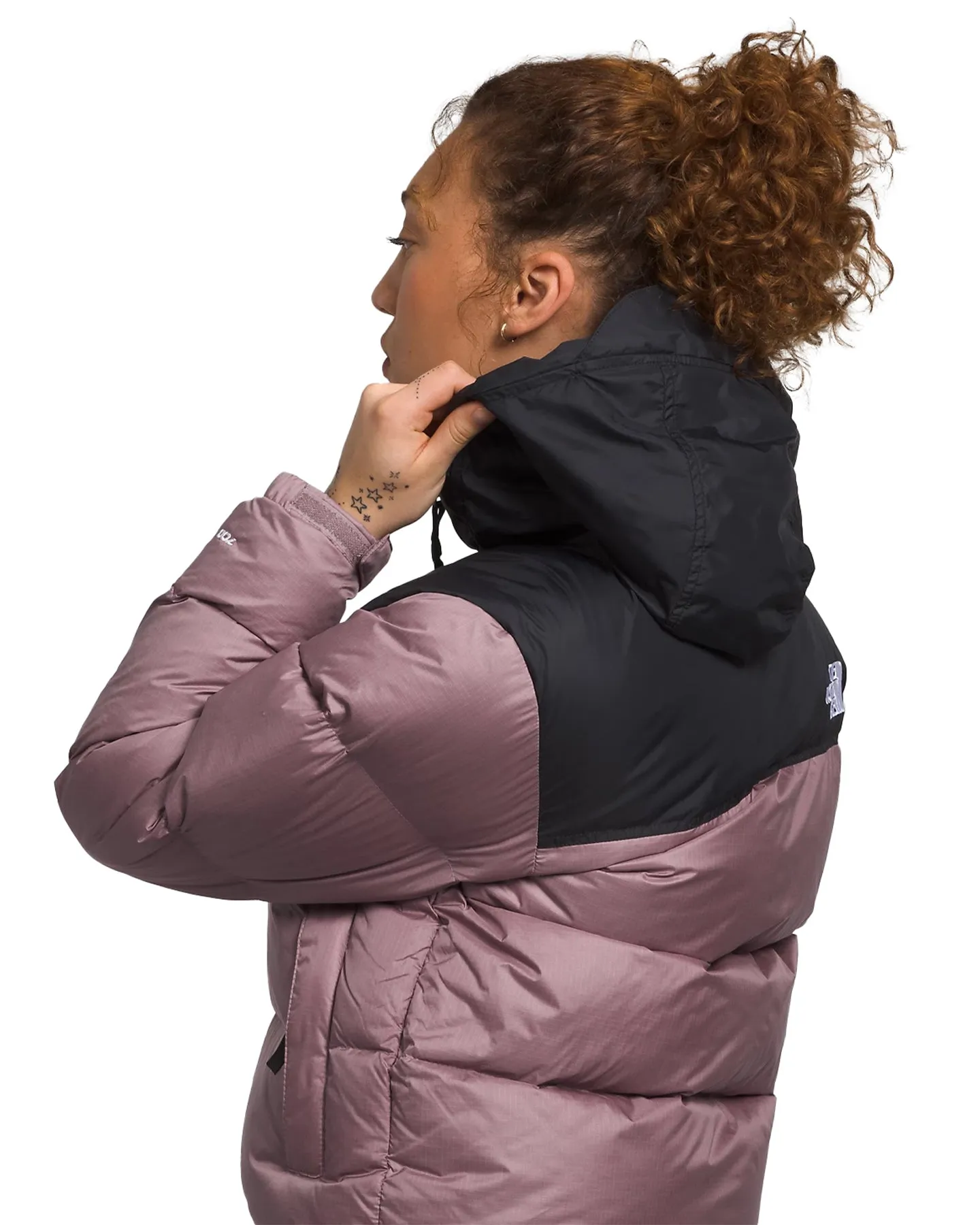 The North Face Women's 1996 Retro Nuptse Jacket - Fawn Grey / TNF Blac