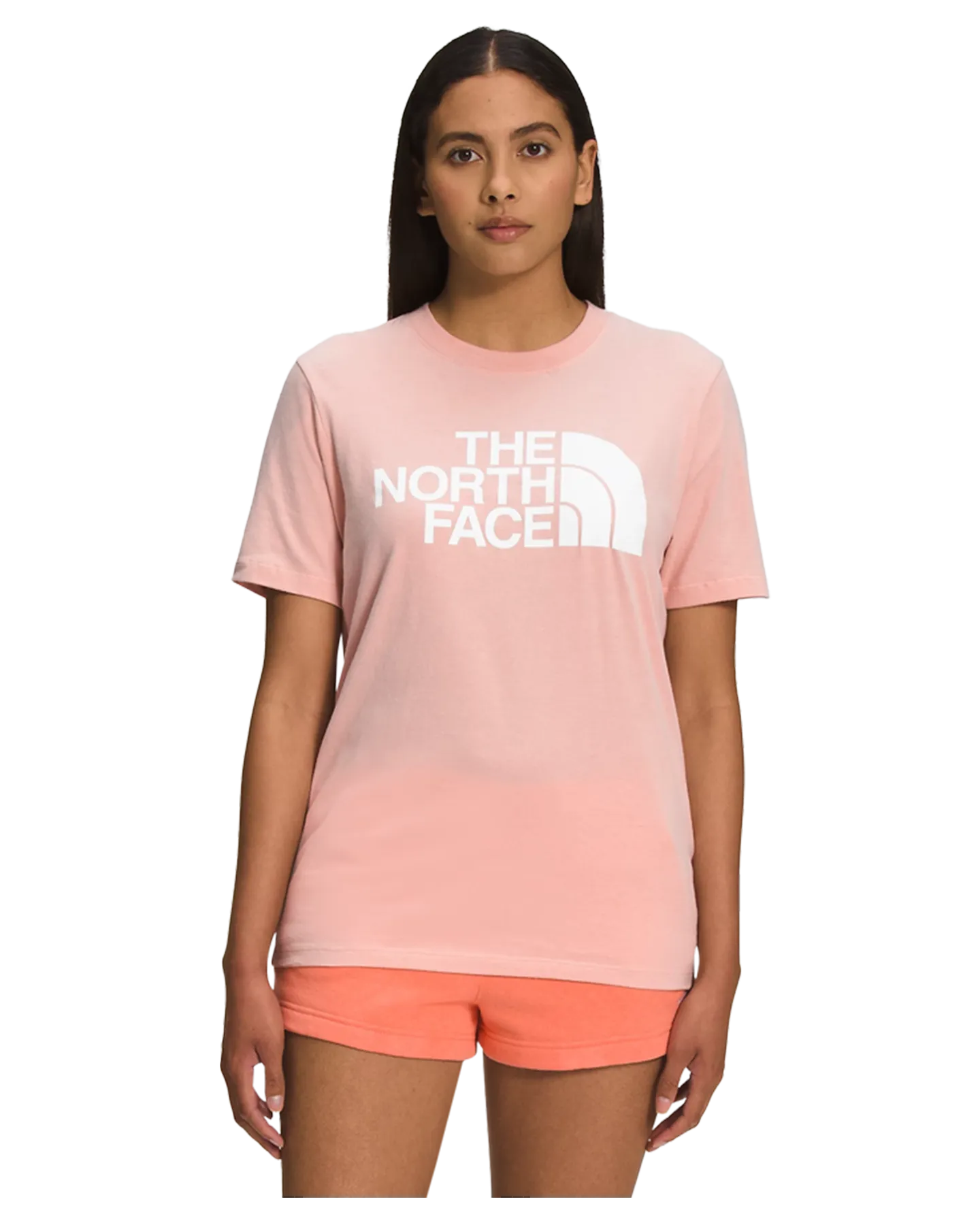 The North Face Women's S / S Half Dome Cotton Tee - Evening Sand Pink 
