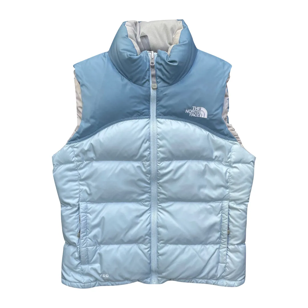 The North Face Women’s Baby Blue Two Tone Gilet Puffer Jacket