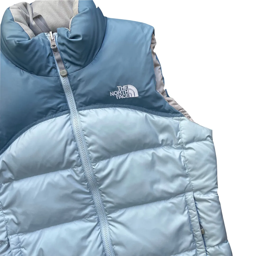 The North Face Women’s Baby Blue Two Tone Gilet Puffer Jacket