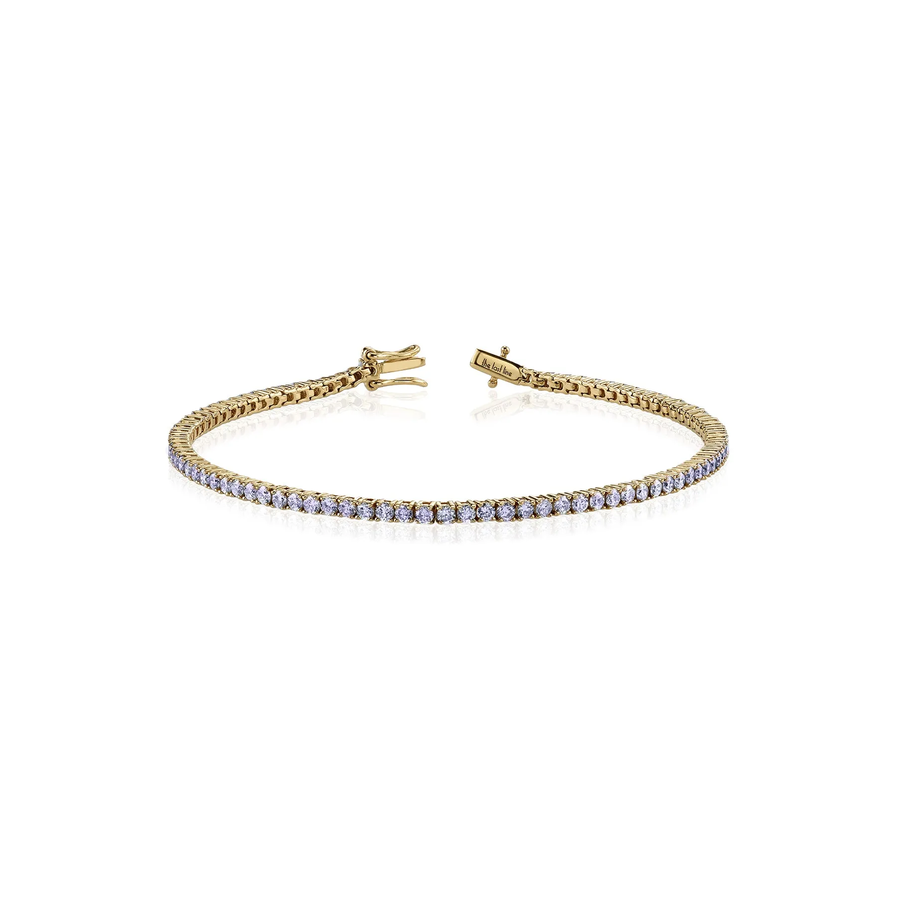 The Perfect Tennis Bracelet - Tanzanite / 14k Yellow Gold