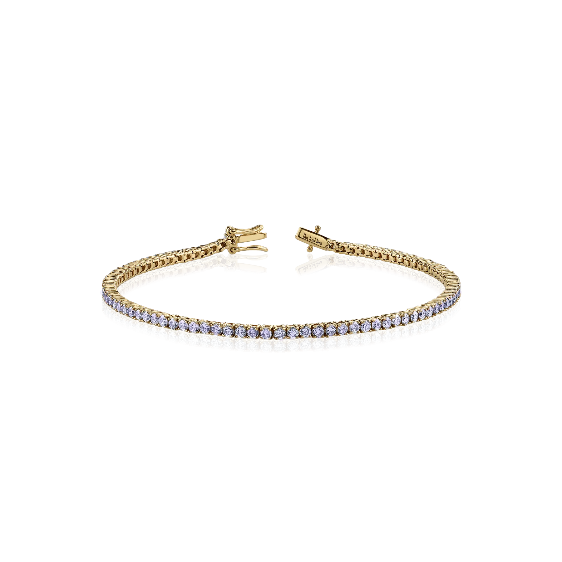 The Perfect Tennis Bracelet - Tanzanite / 14k Yellow Gold