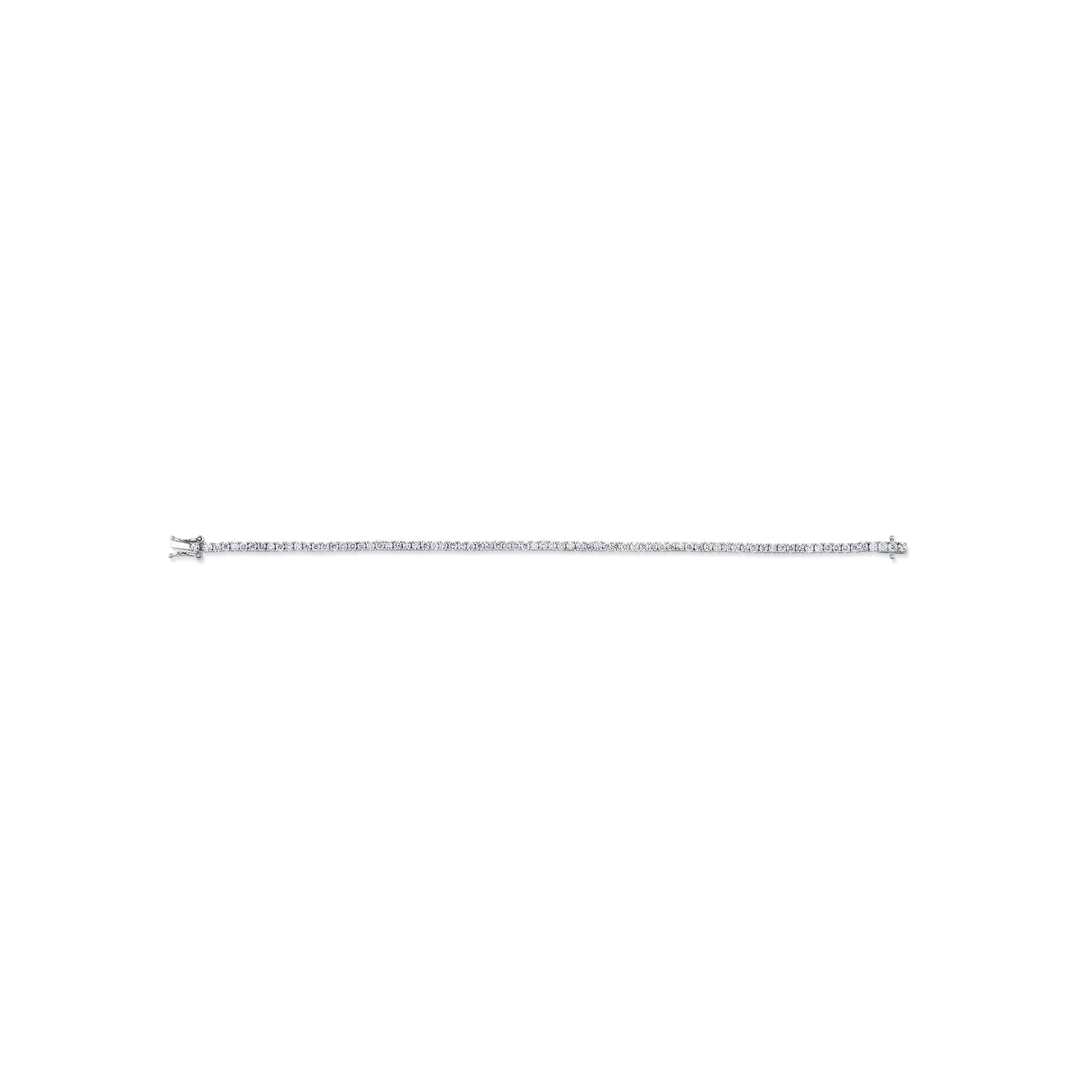 The Perfect Tennis Bracelet - White Diamond / 14k White Gold