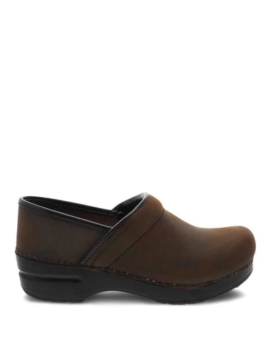  The Professional Clog in Antique Brown Leather  