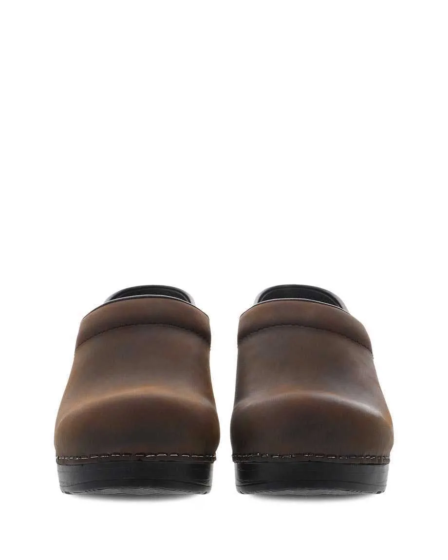  The Professional Clog in Antique Brown Leather  