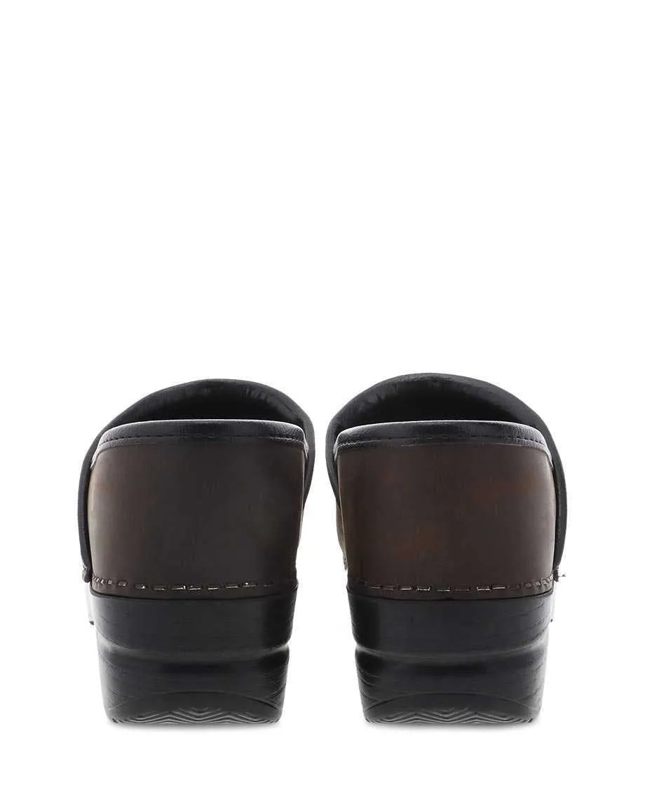  The Professional Clog in Antique Brown Leather  