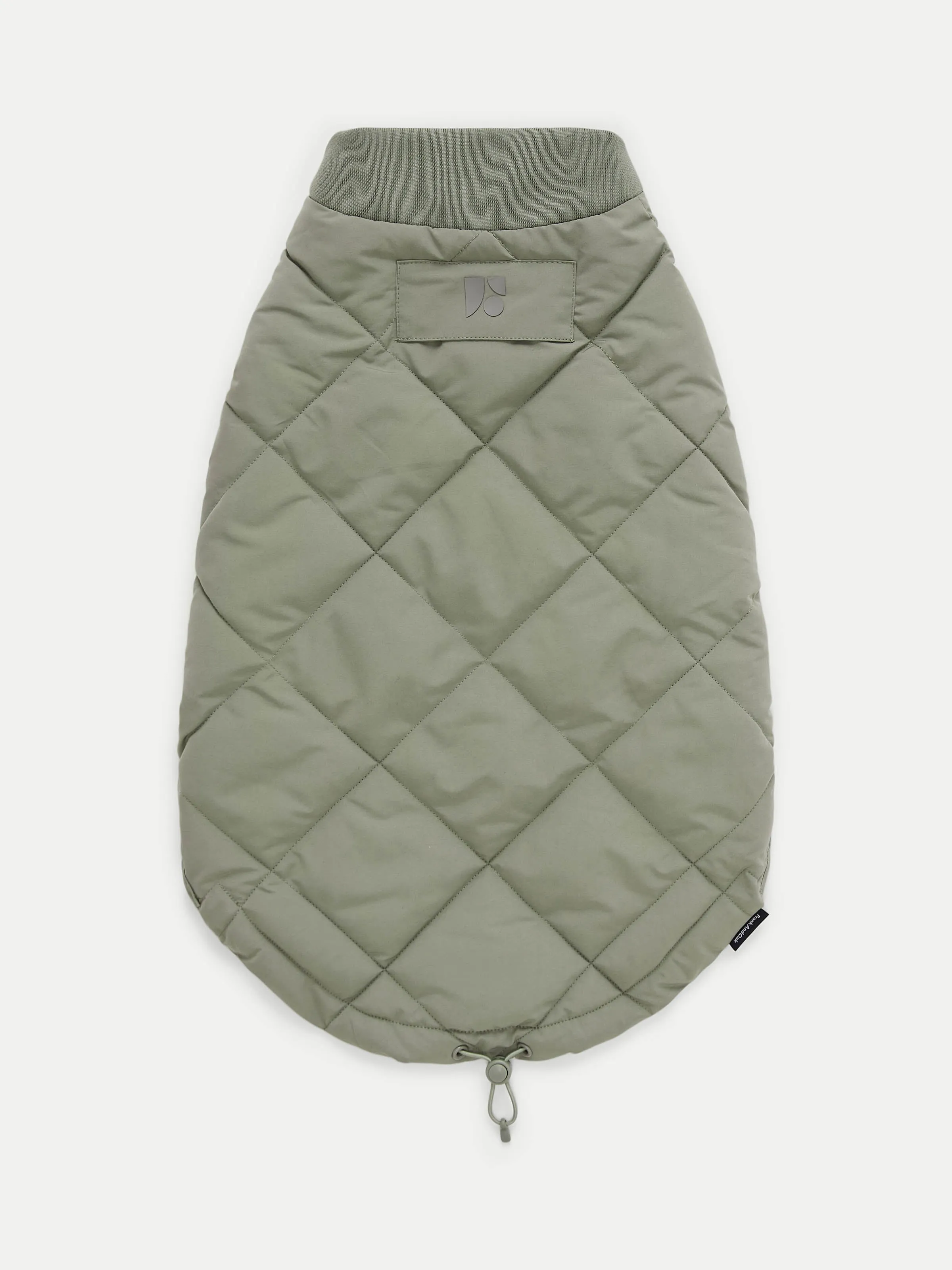 The Skyline Dog Jacket in Vetiver Green