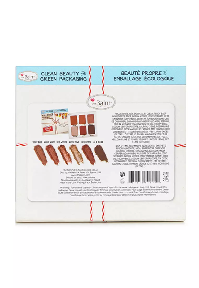 TheBalm THEBALM - Male Order Eyeshadow Palette (6x Eyeshadow) - # Domestic Male 13.2g/0.46oz