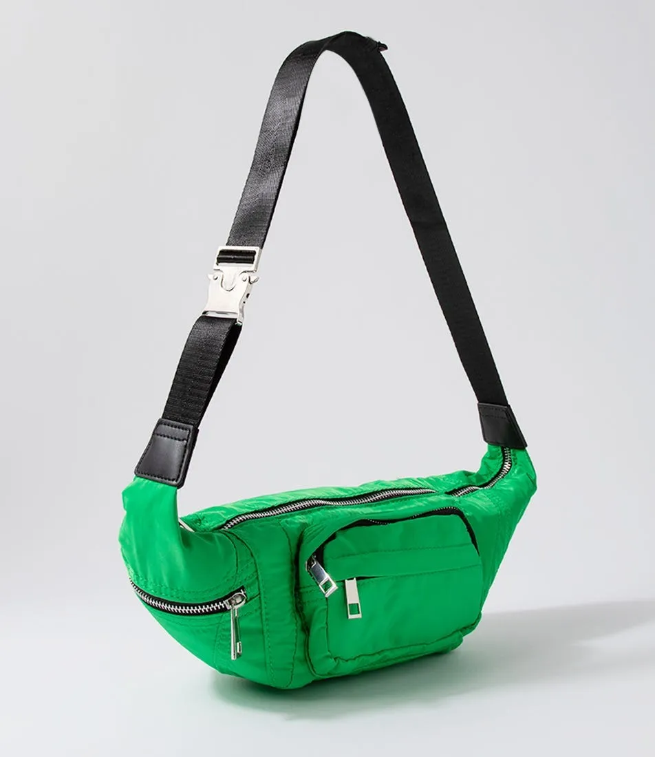 THERAPY Sweat X Ella May Ding Green Nylon Crossbody Bag