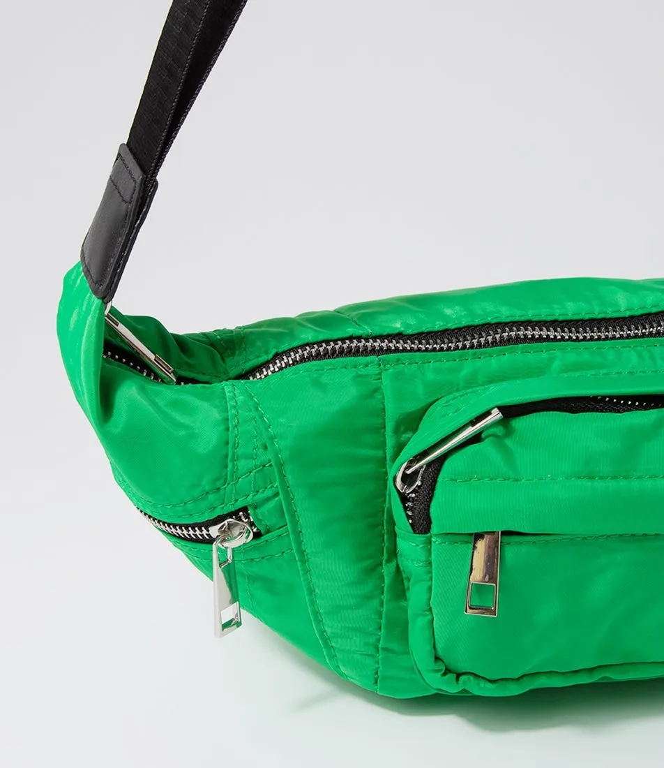 THERAPY Sweat X Ella May Ding Green Nylon Crossbody Bag