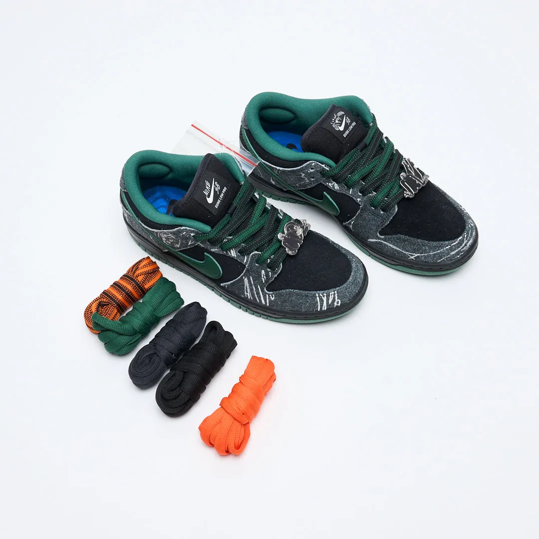 There Skateboards x Nike SB - Dunk Low Pro (Black/Gorge Green)