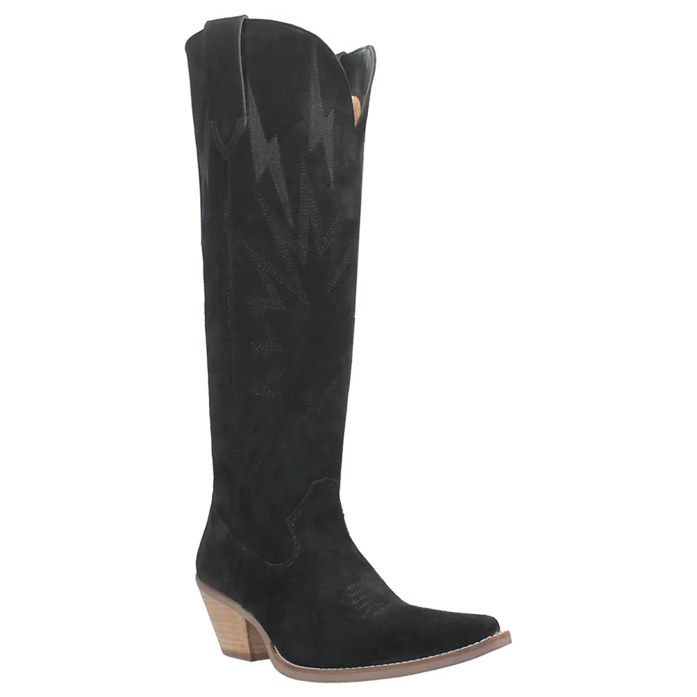 Thunder Road Embroidered Snip Toe Cowboy Boots