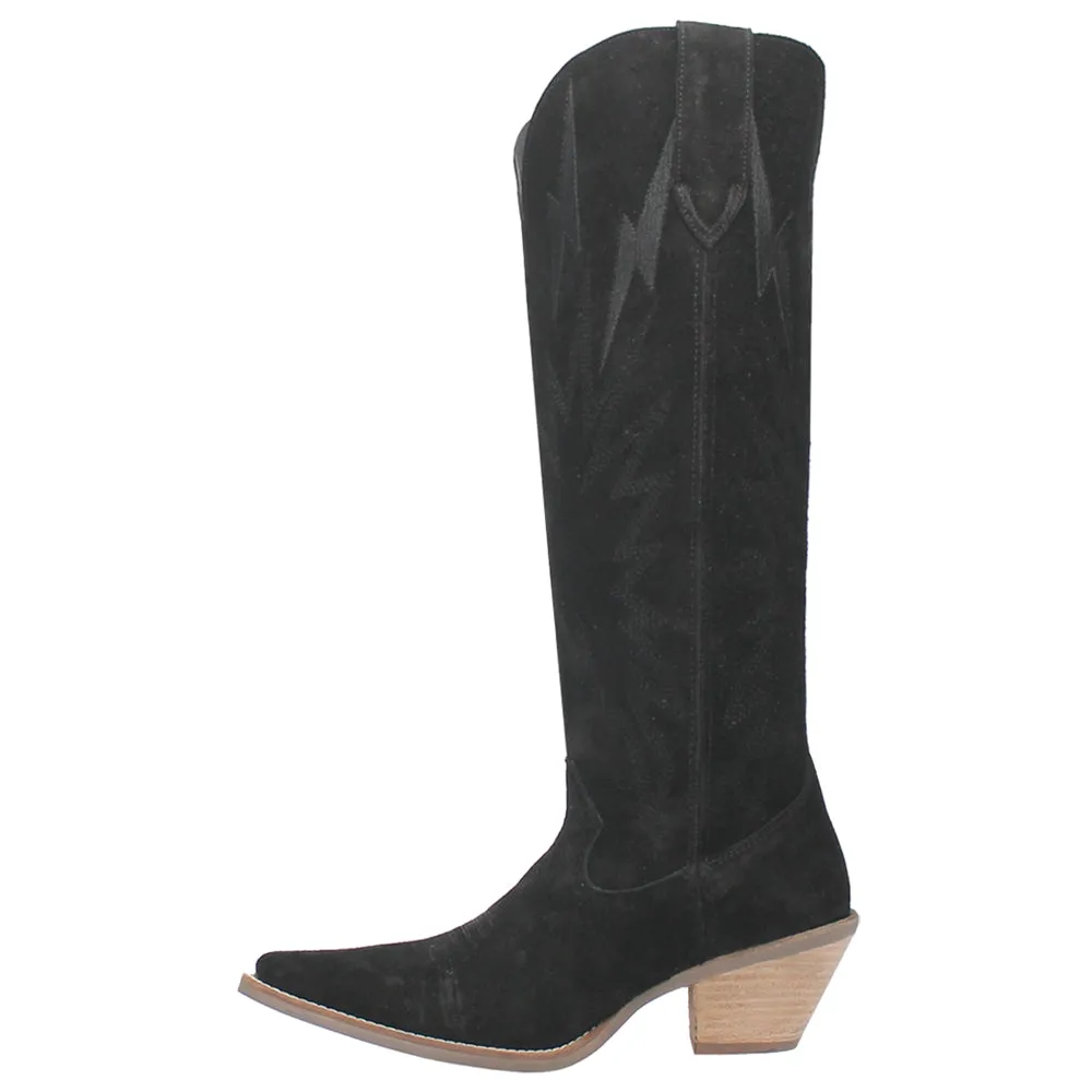 Thunder Road Embroidered Snip Toe Cowboy Boots