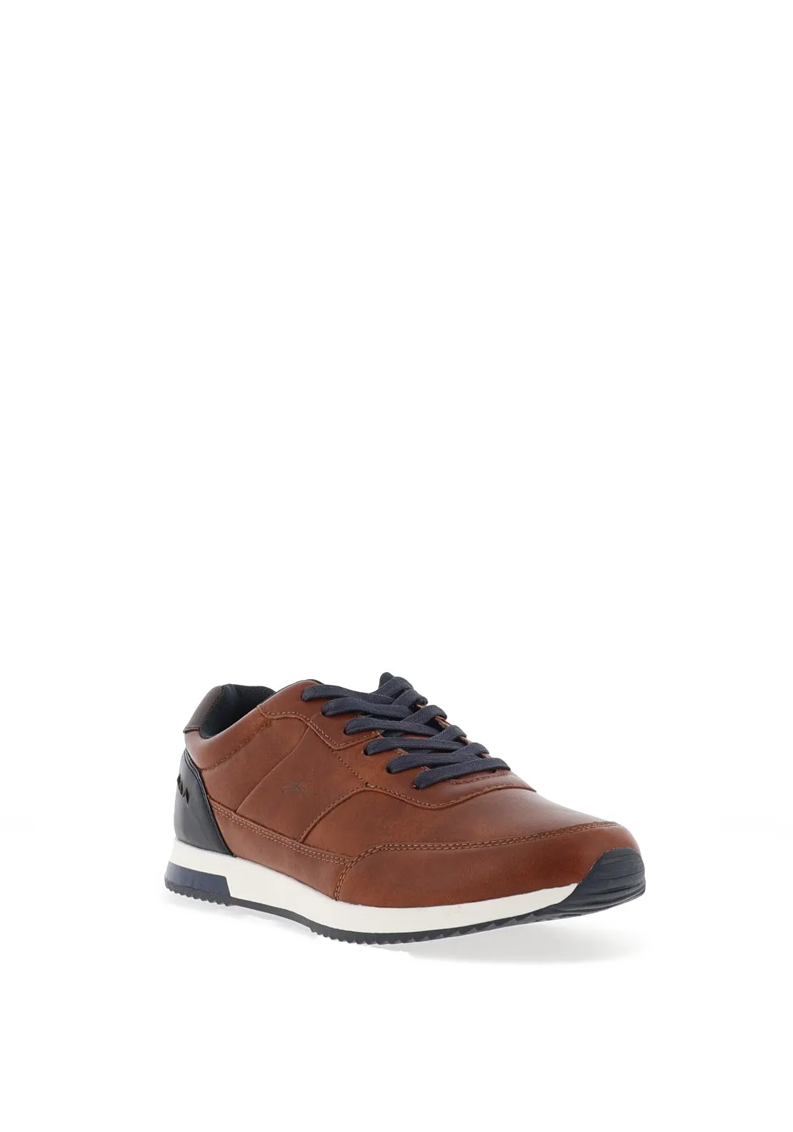 Tommy Bowe Retallick Lace Up Trainers, Tan