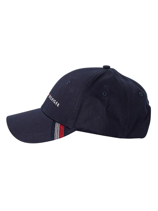 Tommy Hilfiger Foundation Cotton Baseball Cap - Space Blue