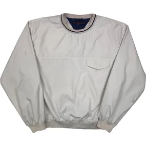 Tommy Hilfiger Golf Pullover Windbreaker Jacket Cream