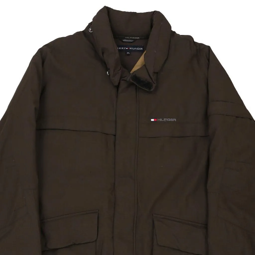 Tommy Hilfiger Jacket - XL Khaki Polyester Blend