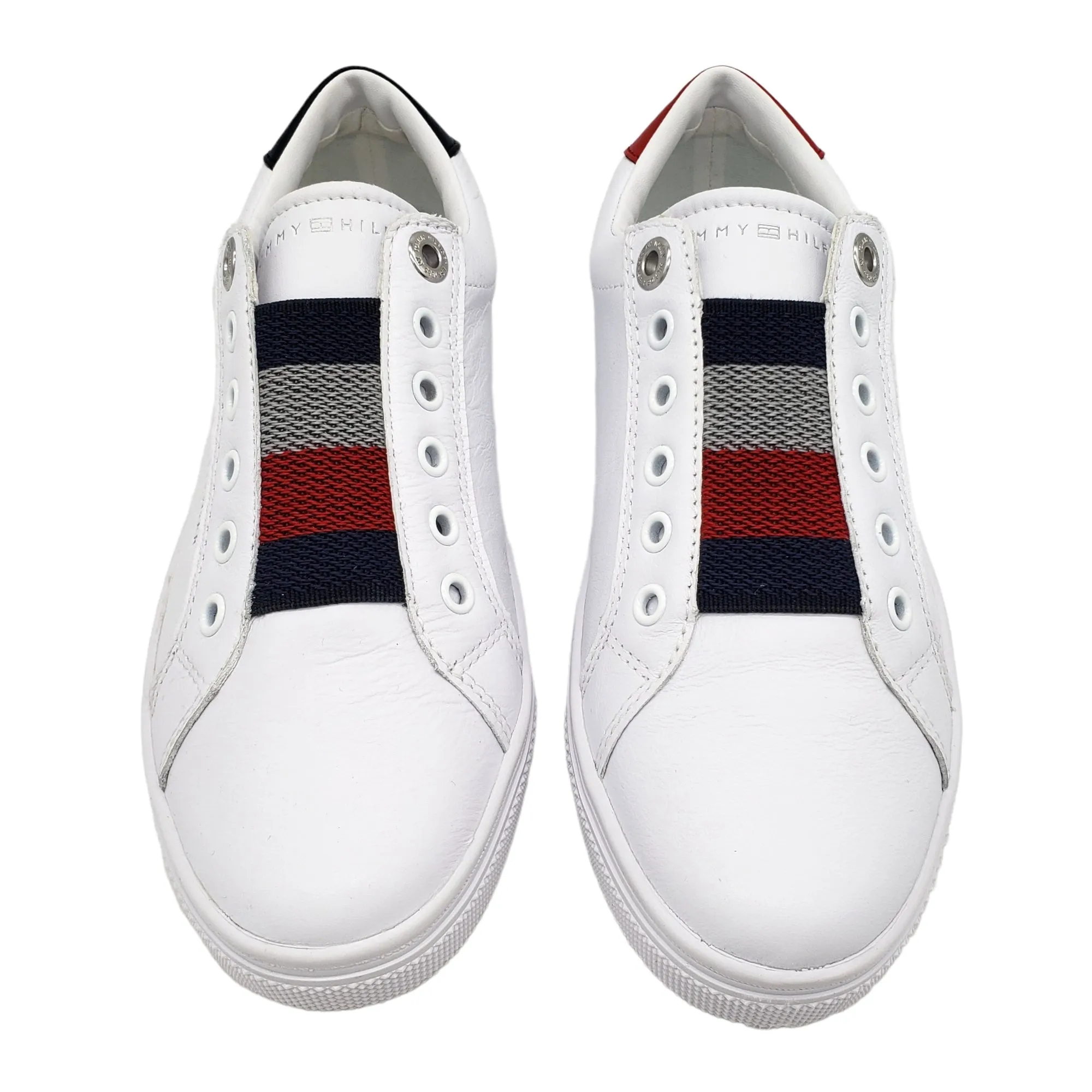 Tommy Hilfiger White Slip On Trainers