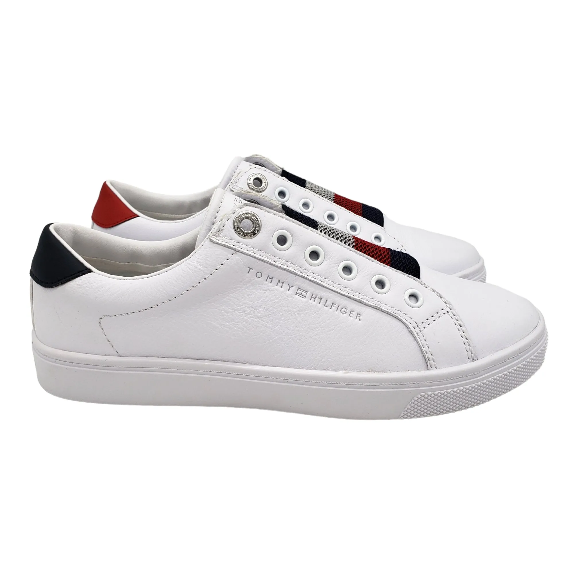 Tommy Hilfiger White Slip On Trainers