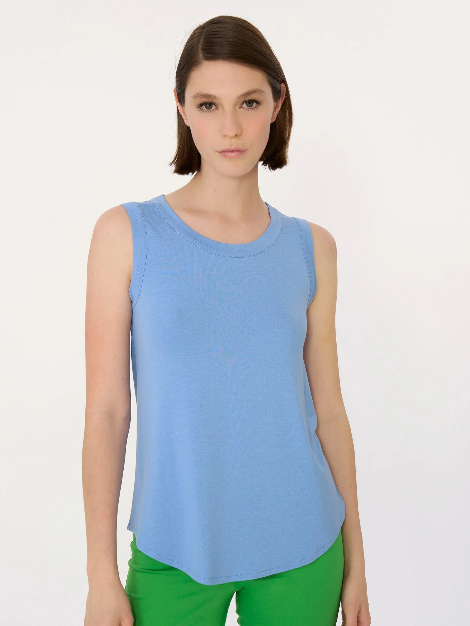 Top in Viscosa Summer - Quiet Green
