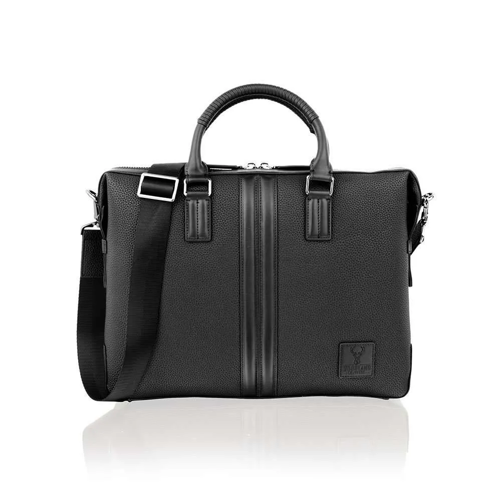  Tote Bag Contrast Leather 14.0″ Central Compartment