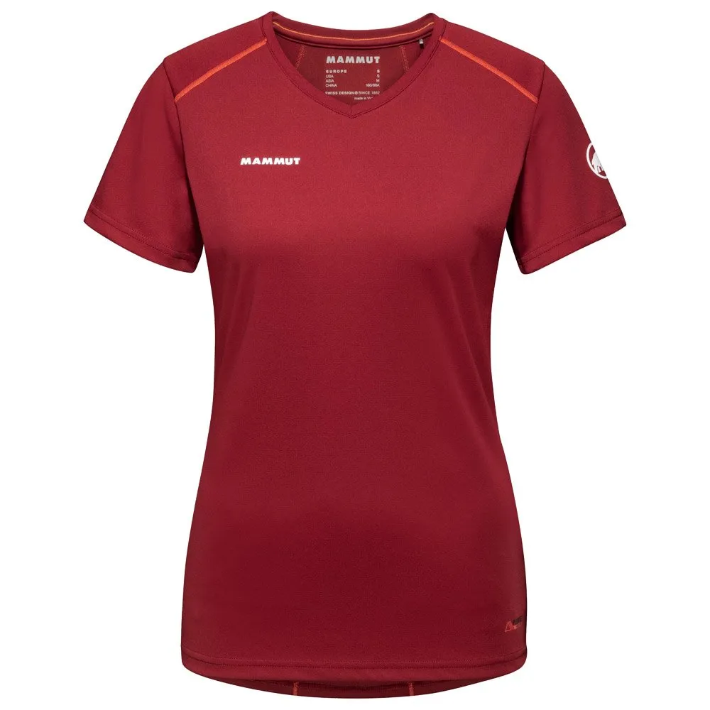 Trail tee-shirt Mammut ---Sertig W Blood Red/Hot Red