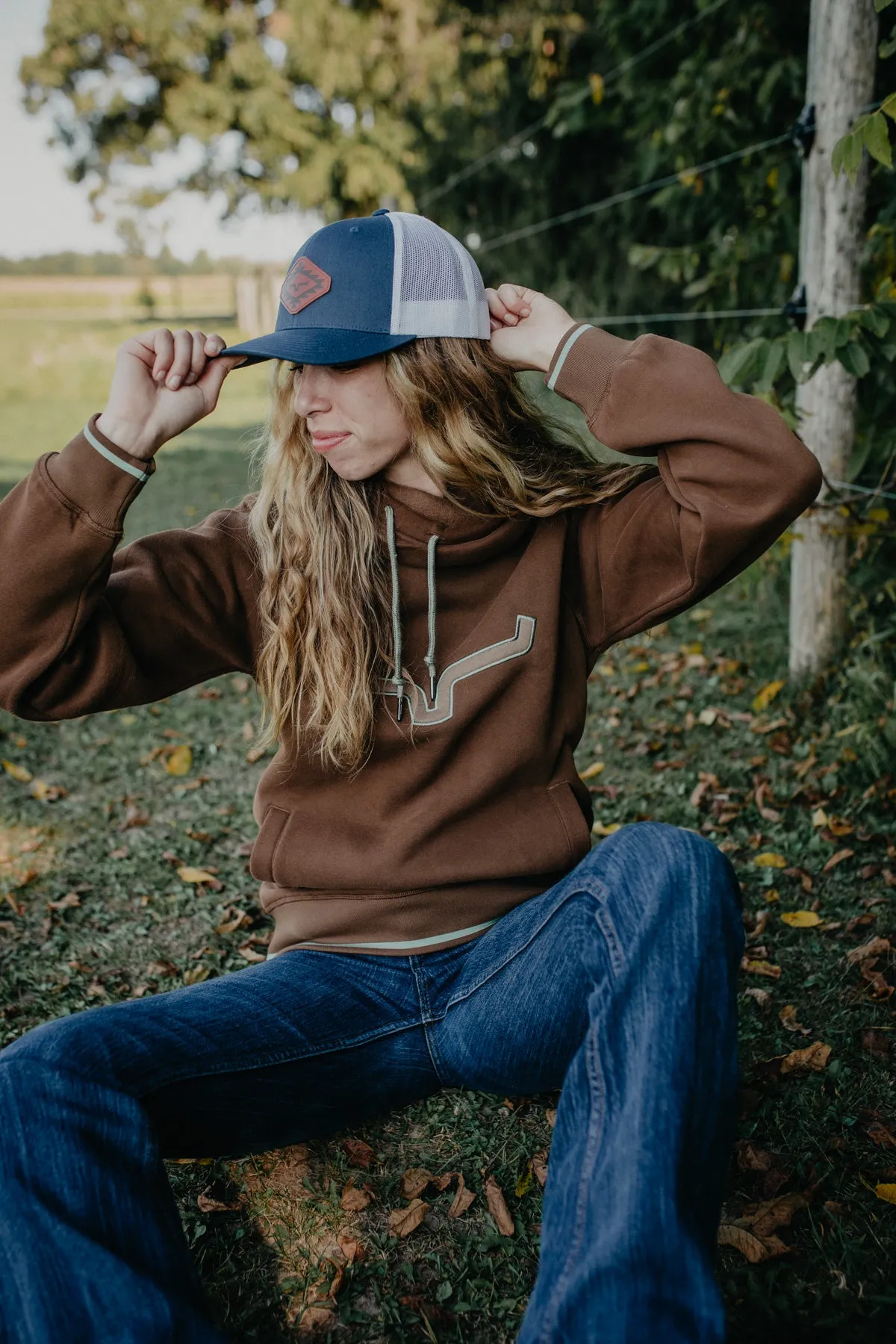 'Two Scoops' Brown Hoodie by Kimes Ranch (S-XXL)