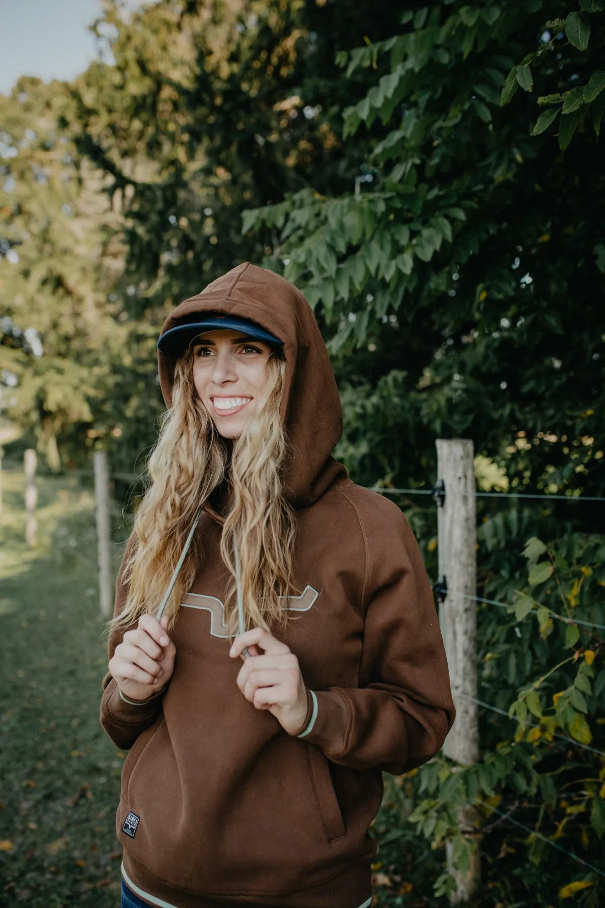 'Two Scoops' Brown Hoodie by Kimes Ranch (S-XXL)