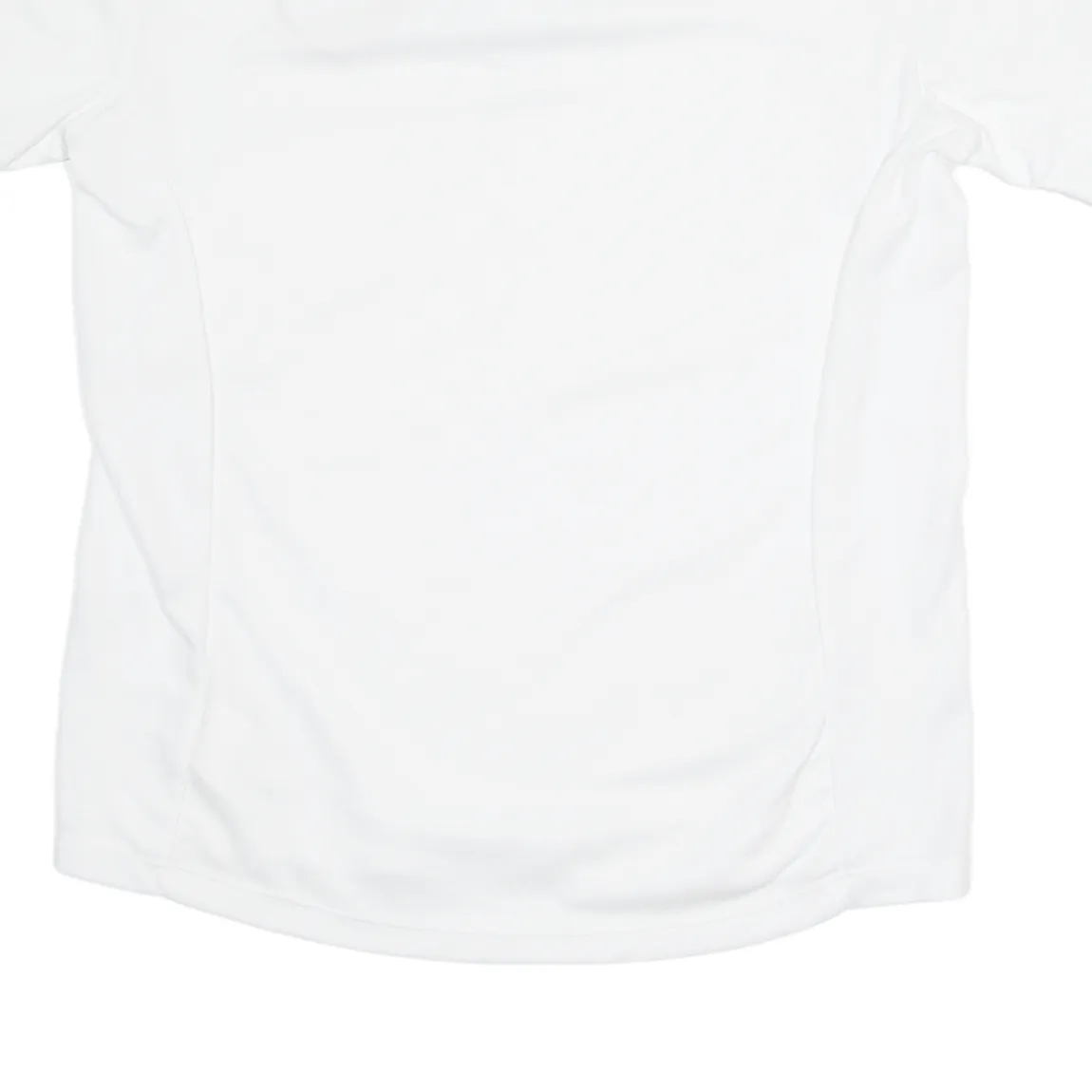 UMBRO ENGLAND FC Mens Football Shirt Jersey White Button Neck M