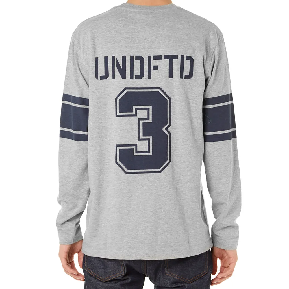 Undefeated 3 Football ShirtGrey Heather