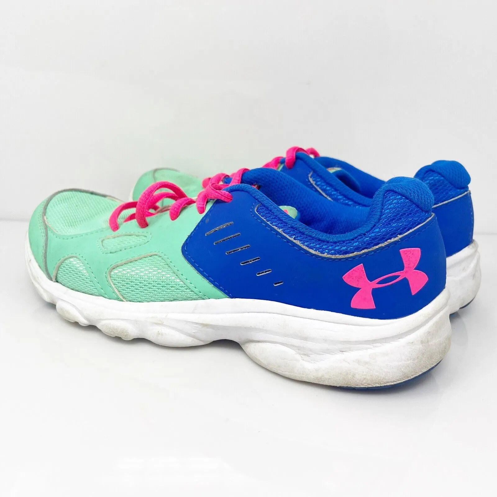 Under Armour Girls Pace RN 1272293-396 Blue Running Shoes Sneakers Size 5Y